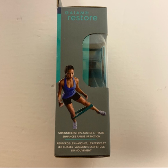 Gaiam Restore Resistance Loop band - Medium Health Workout Strengthens Hips - Picture 5 of 5